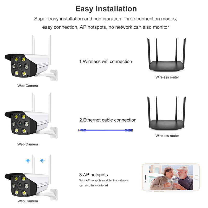 Cargue la imagen en el visor de la galería, Cámara Wifi Exterior V380 Pro V587 ¡Envio Gratis!
