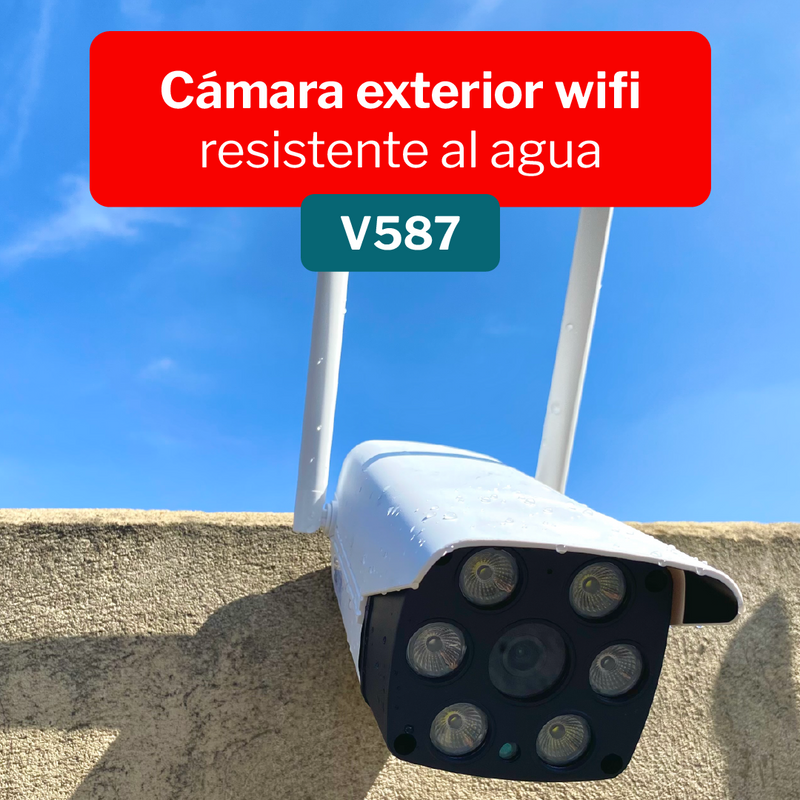Cargue la imagen en el visor de la galería, Cámara Wifi Exterior V380 Pro V587 ¡Envio Gratis!
