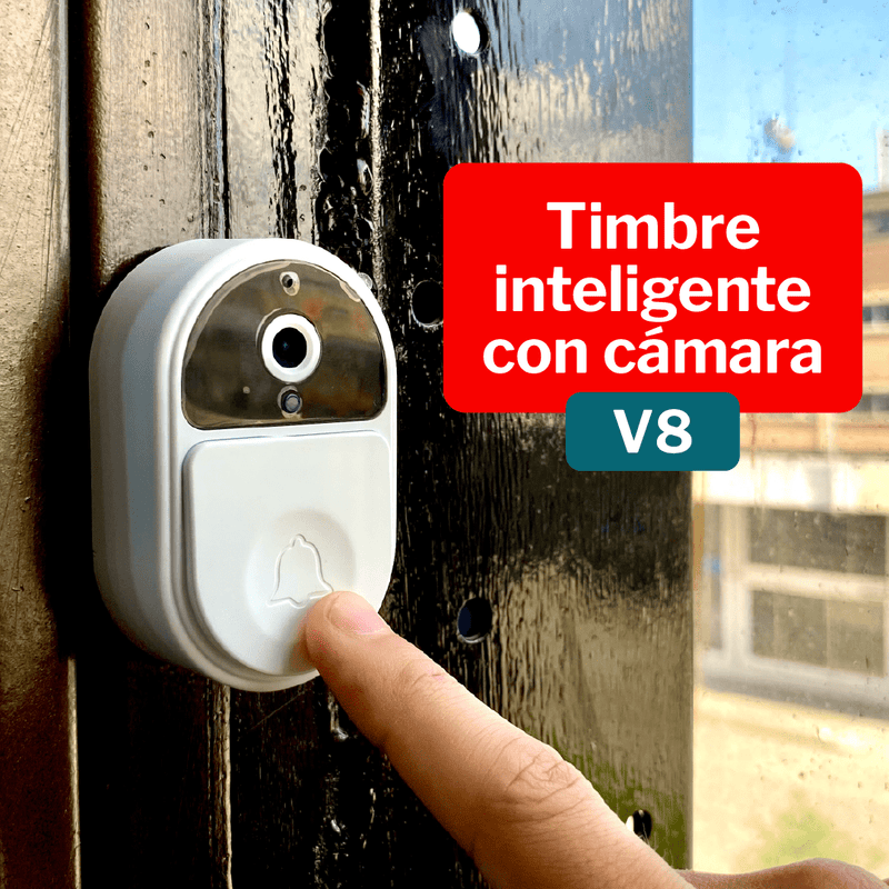 Cargue la imagen en el visor de la galería, Timbre Wifi con Cámara V8 ¡Envío Gratis!
