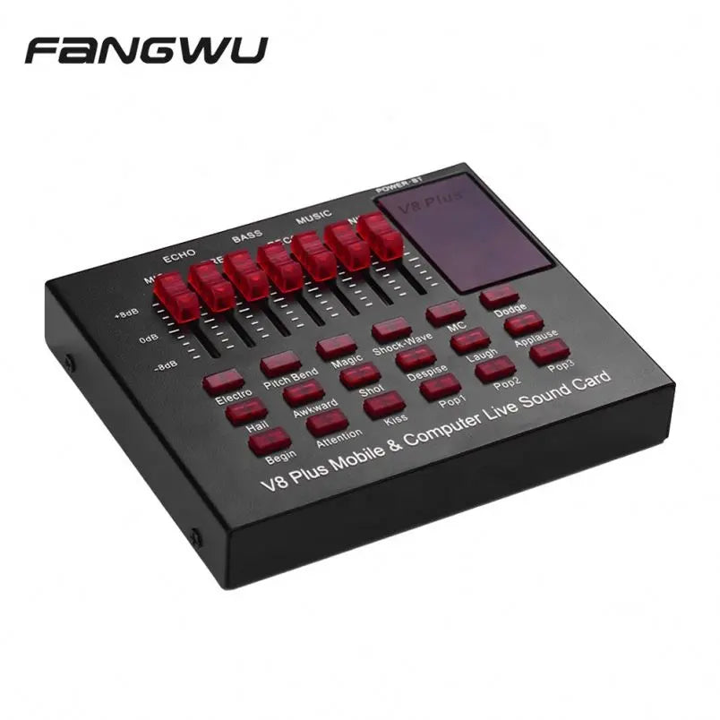 Interfaz de Audio Recargable Bluetooth V8 Plus B2B