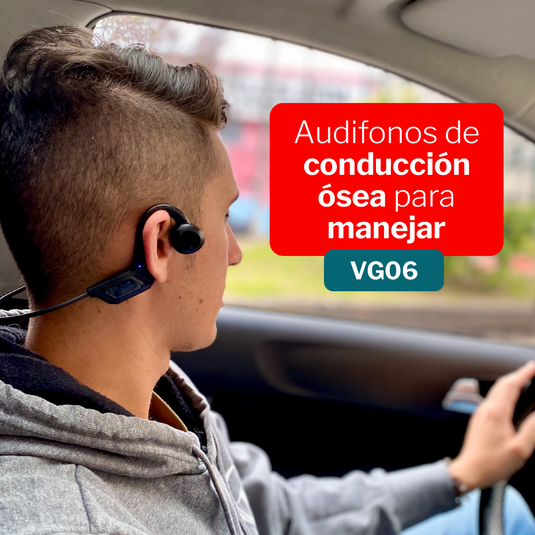 Audífonos Recargables Bluetooth Conducción Ósea VG06 ¡Envio Gratis!