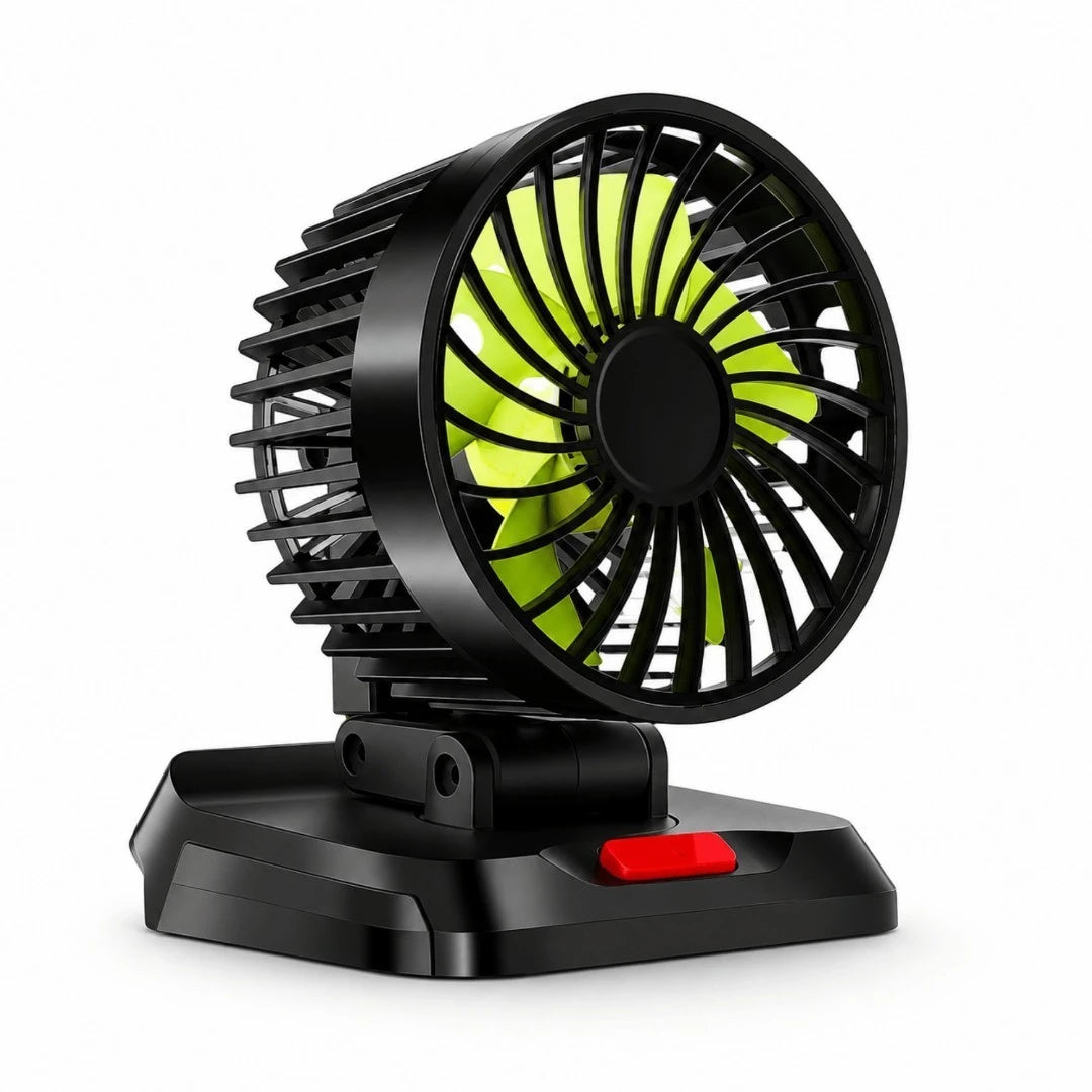 Ventilador Para Carro Con Conexión A Cigarrera Y Rotación 360° Baihuo City MY-7088