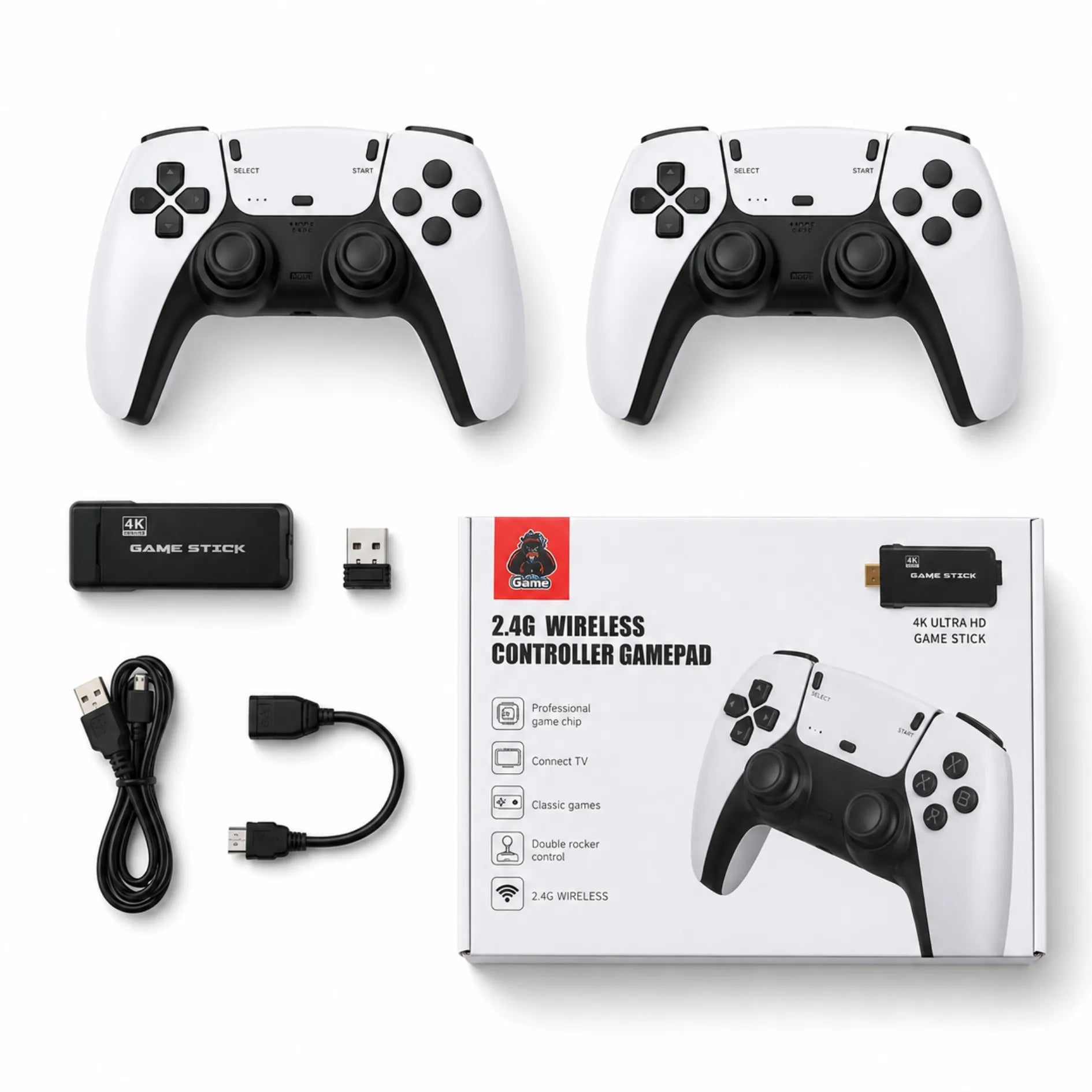 Videojuego De Mano Game Stick 4K Ultra HD Con 2 Controles M8 PRO