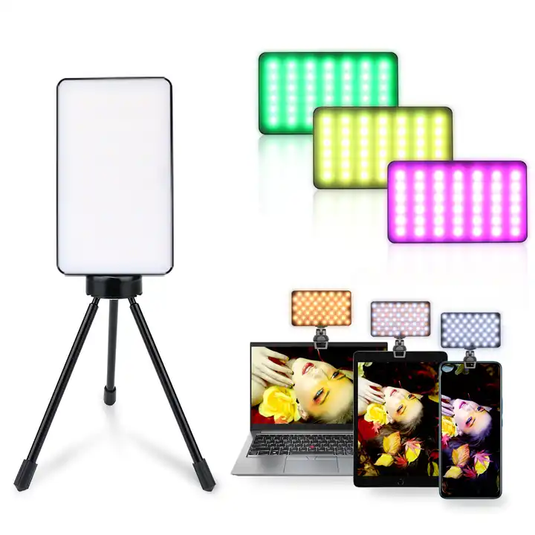 Mini Luz LED Recargable P/Videos 2500-9000K W140 RGB ¡Envio Gratis!