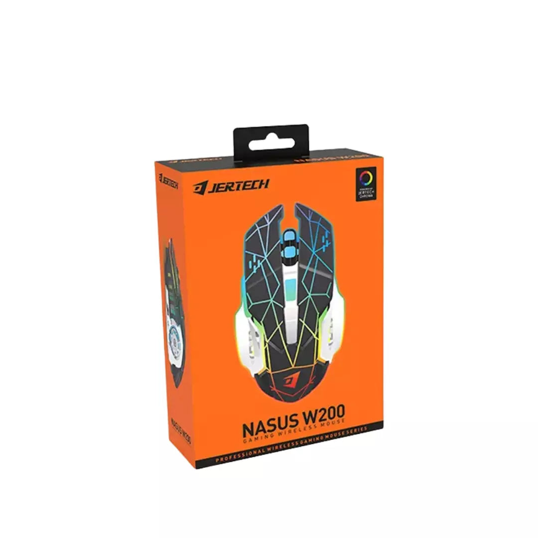 Mouse Inalámbrico USB Retroiluminado Jertech W200
