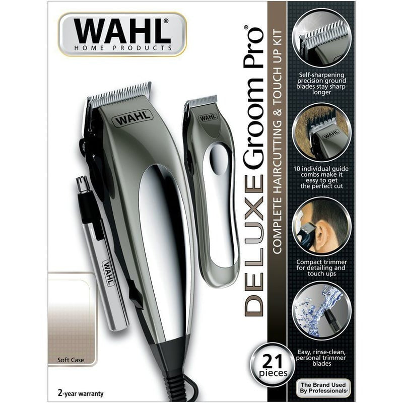 Combo De Corte Deluxe Groom PRO Wahl 21 Piezas 79305-3608
