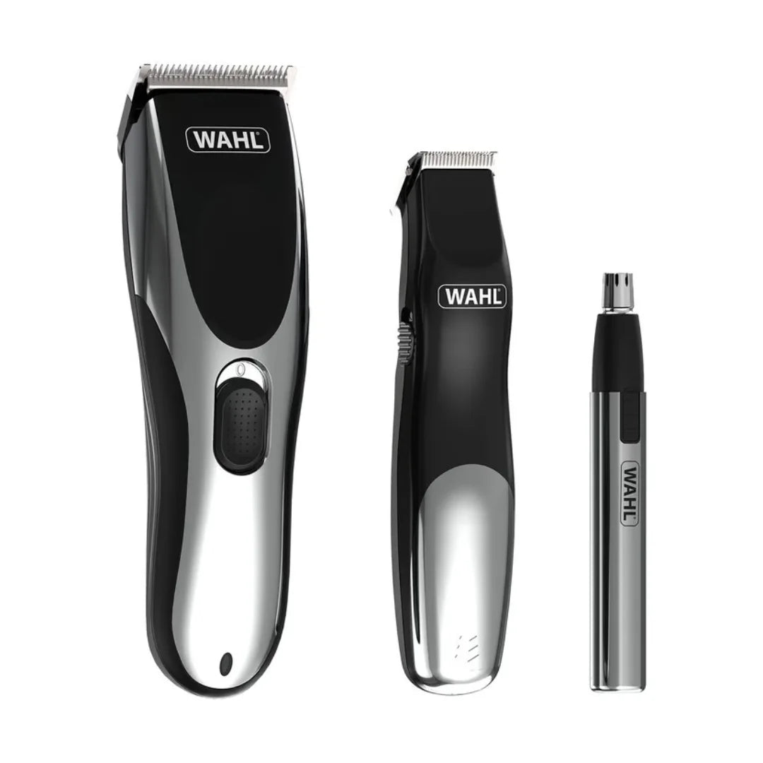 Imagen de los 3 componentes de la Maquina De Peluqueria Wahl Cordless