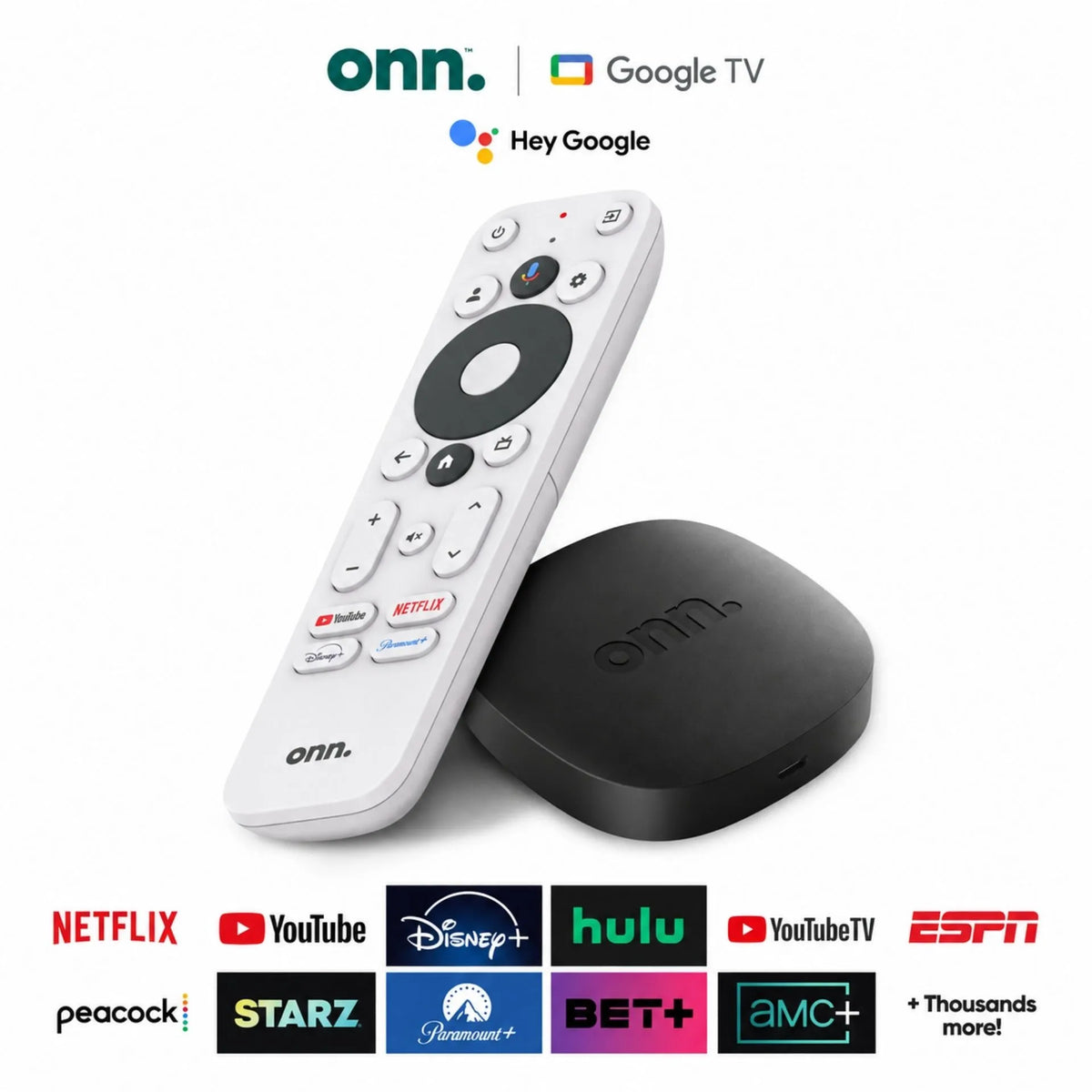 Watch ONN Original Dispositivo Streaming 4K Con Google TV, Control Por Voz Y Google Cast onn. B2B