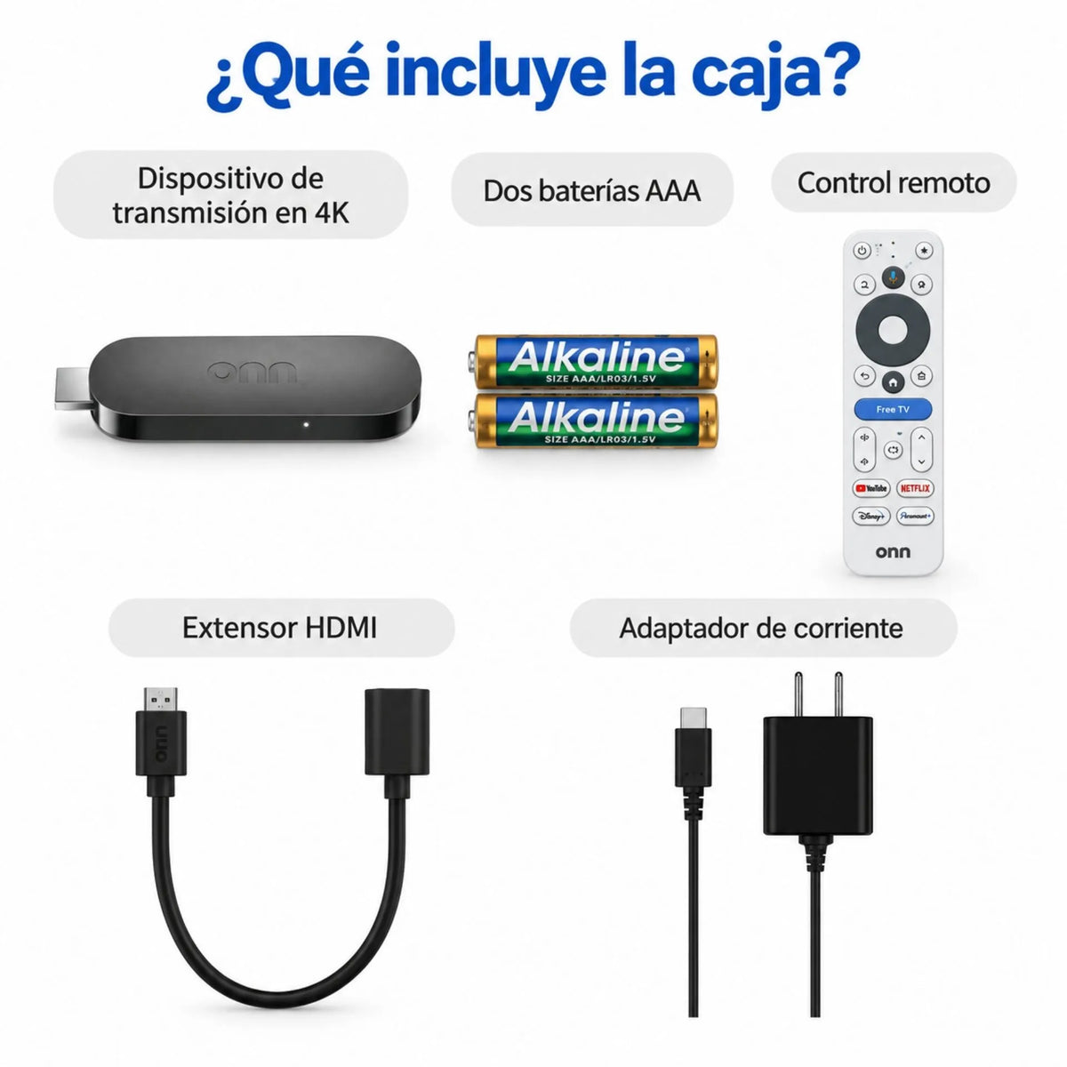 Watch ONN Original Dispositivo Streaming 4K Con Google TV, Control Por Voz Y Google Cast onn. B2B
