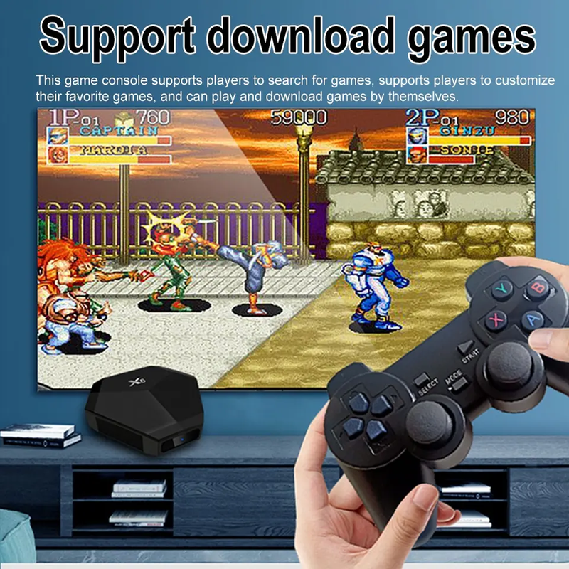 Cargue la imagen en el visor de la galería, Consola Emuladora 15.000Juegos Dos Controles Inalambricos X6 ¡Envio Gratis!

