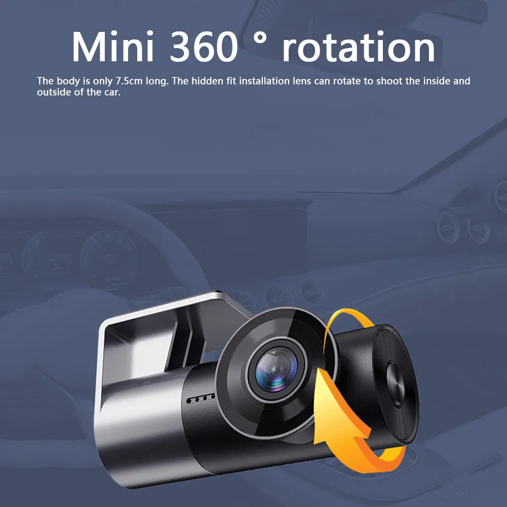 Cámara Para Auto Giratoria 360° Wifi 12V X8