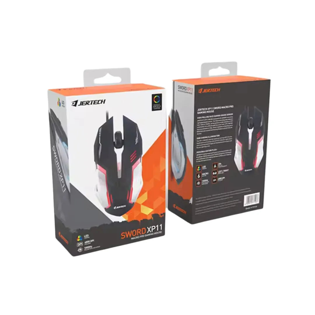 Mouse Jertech Gamer Alámbrico Con Retroiluminado XP11