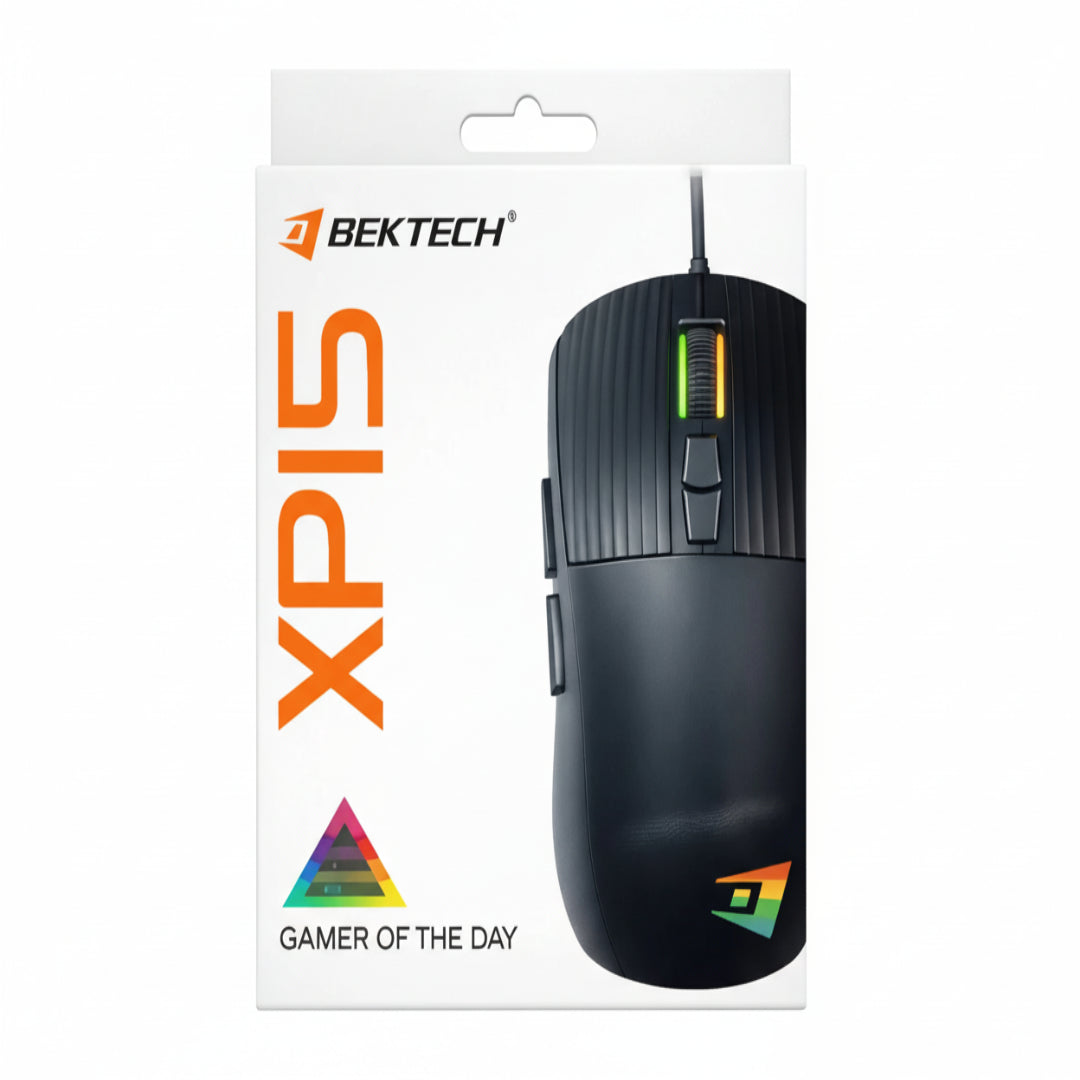 Mouse Jertech Alambrico Con Conexion Usb Y 7 Teclas XP15
