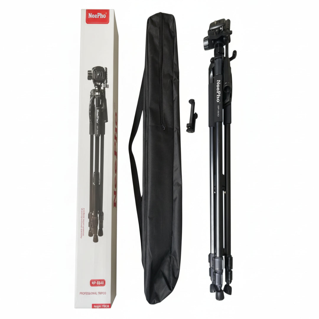 Trípode Profesional Neepho Con Estuche De Transporte NP-8840