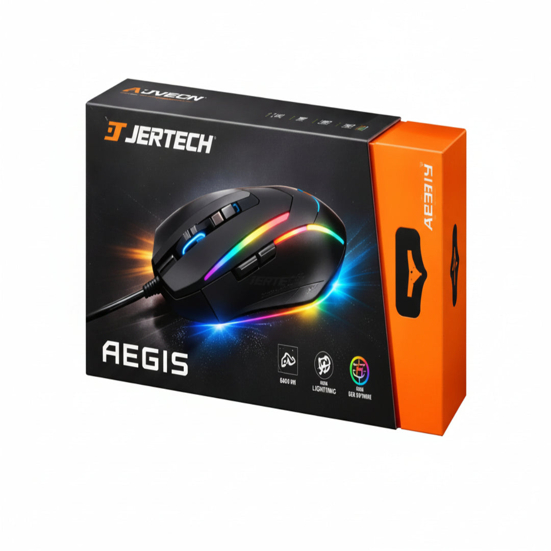 Mouse Jertech Alambrico con Conexion Usb y Retroiluminado JR850
