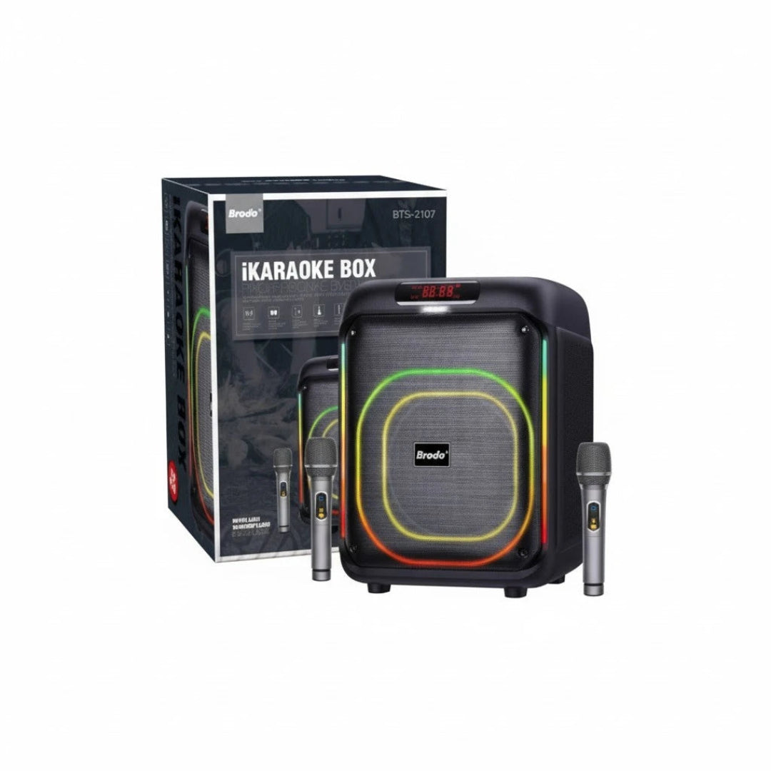 Radio Parlante Inalmbrico Con Bocina De 8" Recargable BTS-2107