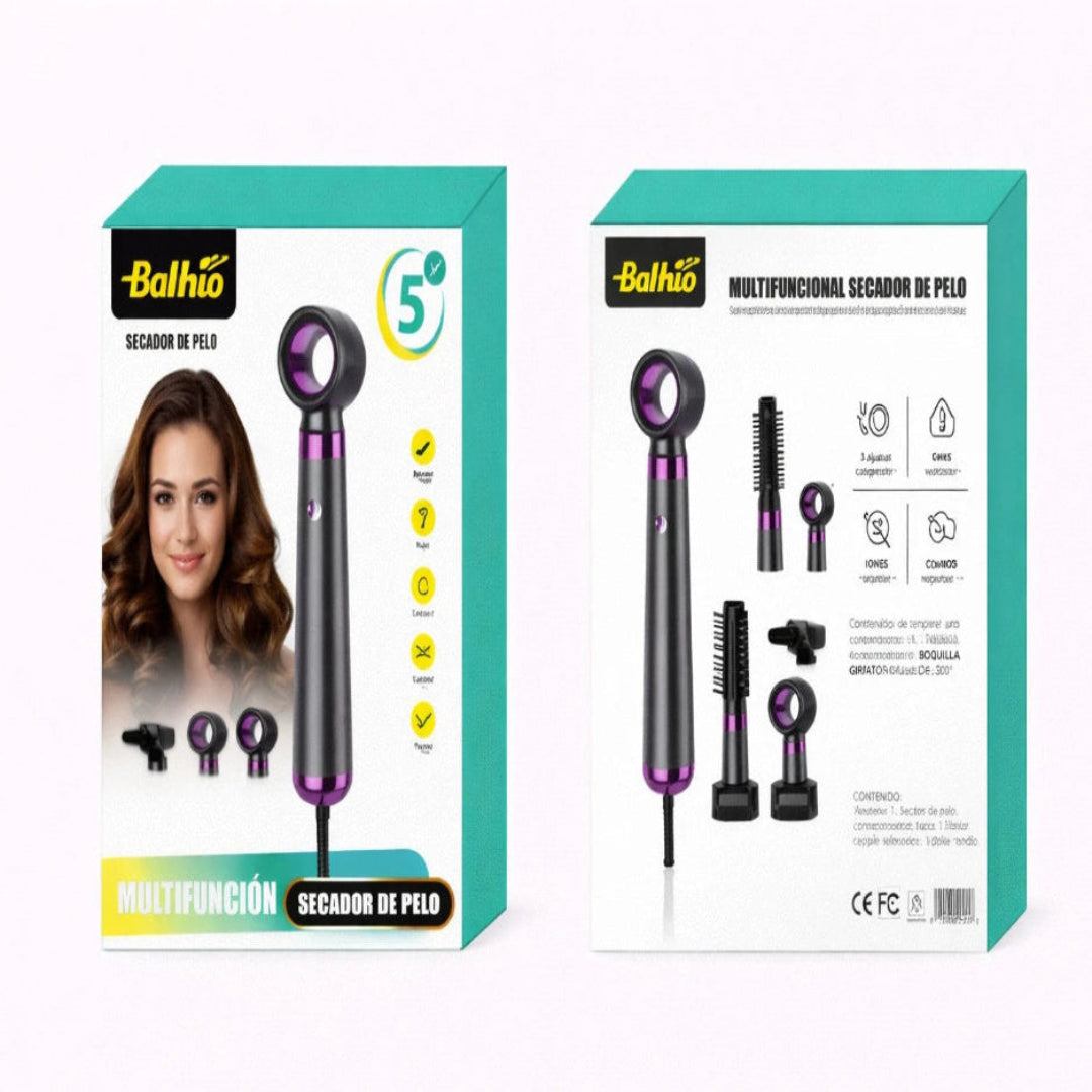 Secador City-Baihuo Para Cabello  5 en 1 Con Potencia de 1000w MY-7654