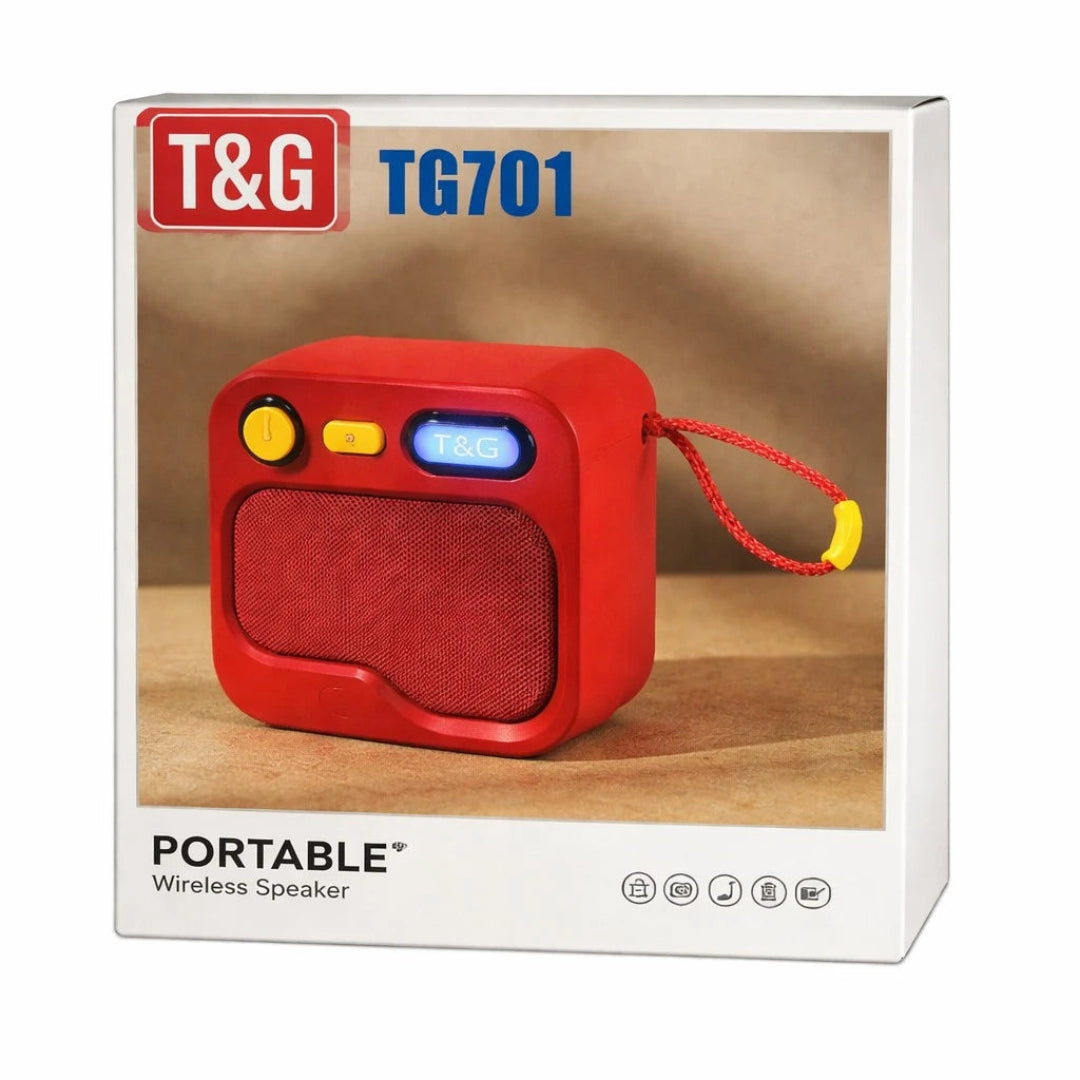 Parlante T&G Con Potencia De 5w y Iluminacion RGB TG701