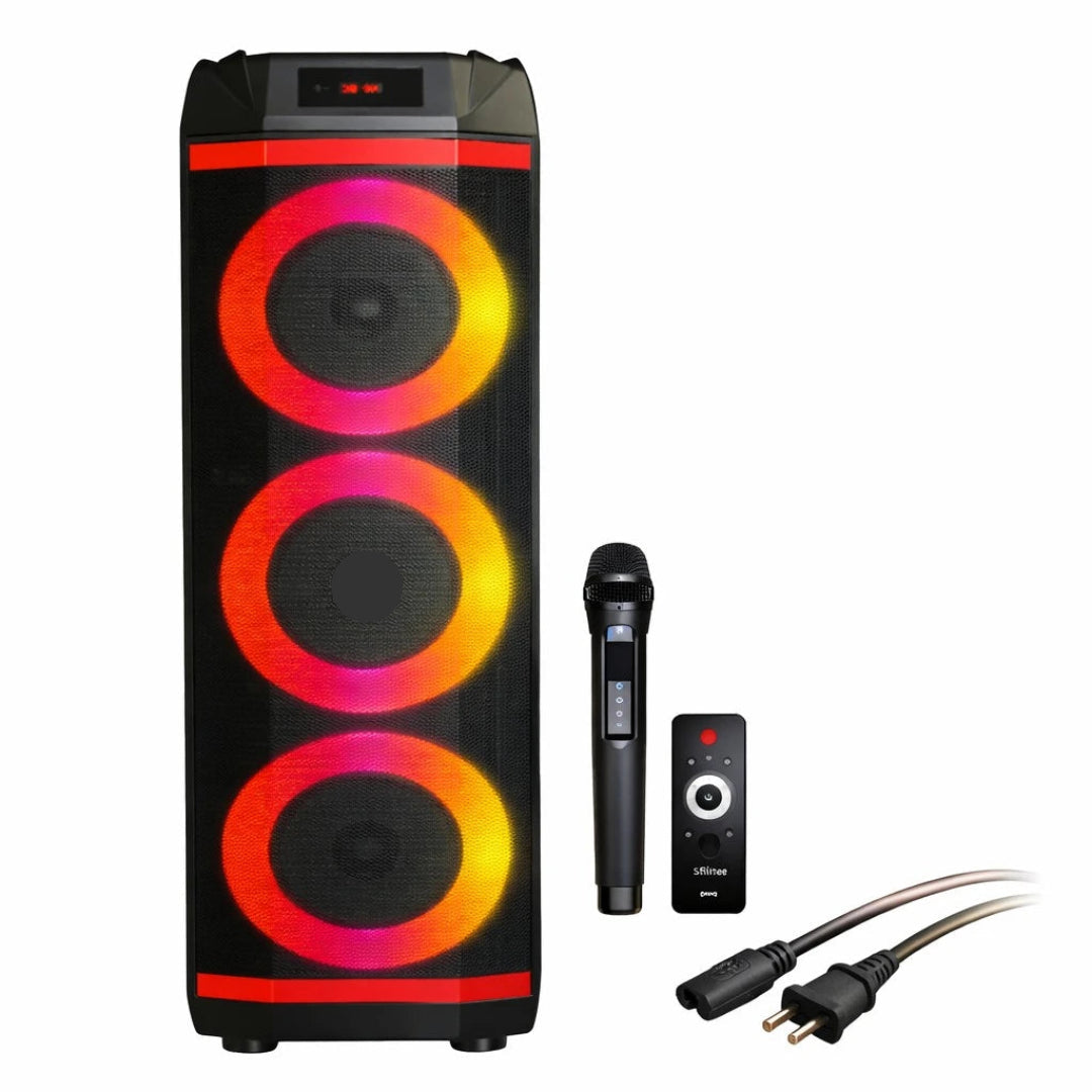 Cabina De Sonido Beck Play Con Potencia de 150w y Bocina de 8" x3 BP-P190