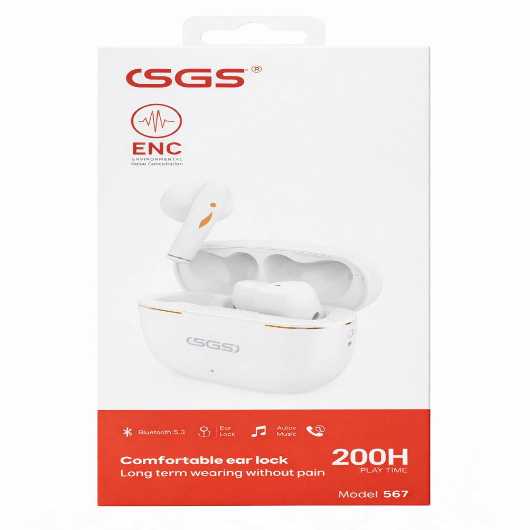 Audiófonos SGS Inalambricos Con Bluetooth con ENC S67