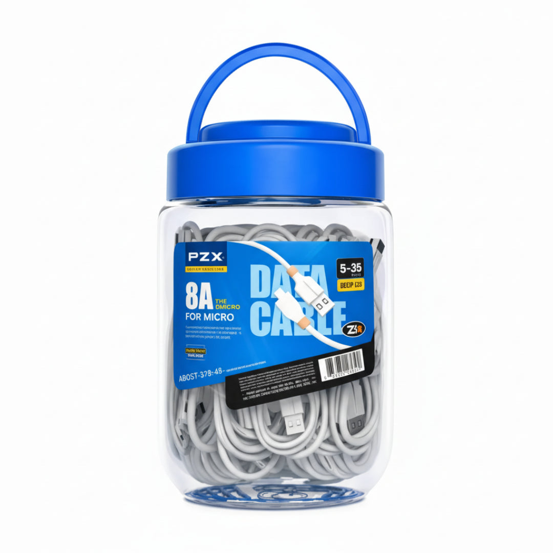 Pack x30 Cables USB a Micro V8 De 1 Metro Carga Rápida De 8 Amperios S-33