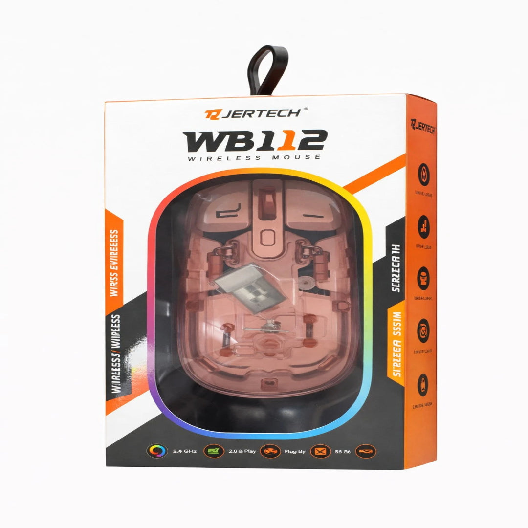 Mouse Para Computador Con Diseño Retro Jertech WB112