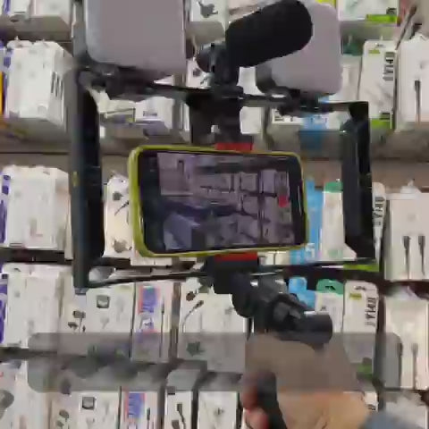 Kit Fotografico 4 en 1 Tripode/luces/Monopod/Microfono AY-49X