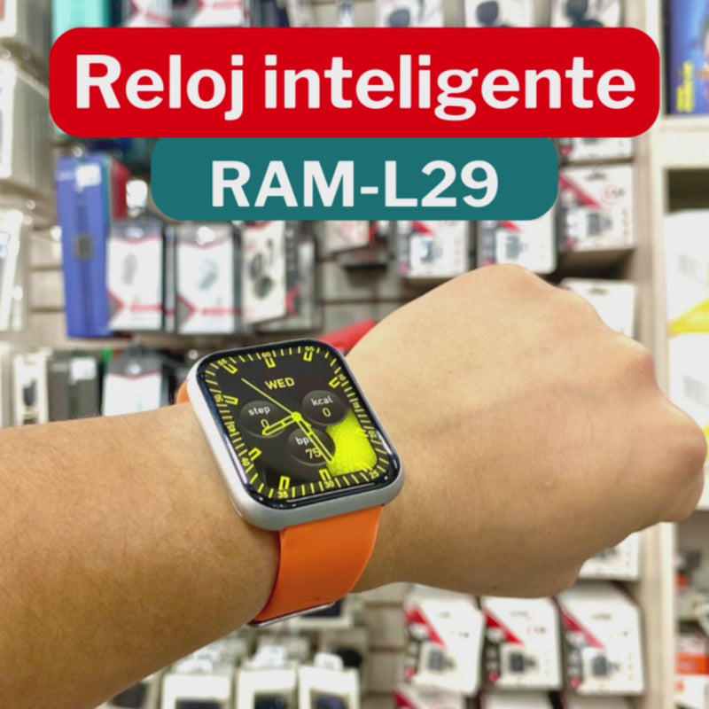 Cargar y reproducir video en Gallery Viewer, Reloj Inteligente Full Touch Impermeable Ramitech RAM-L29 ¡Envio Gratis!
