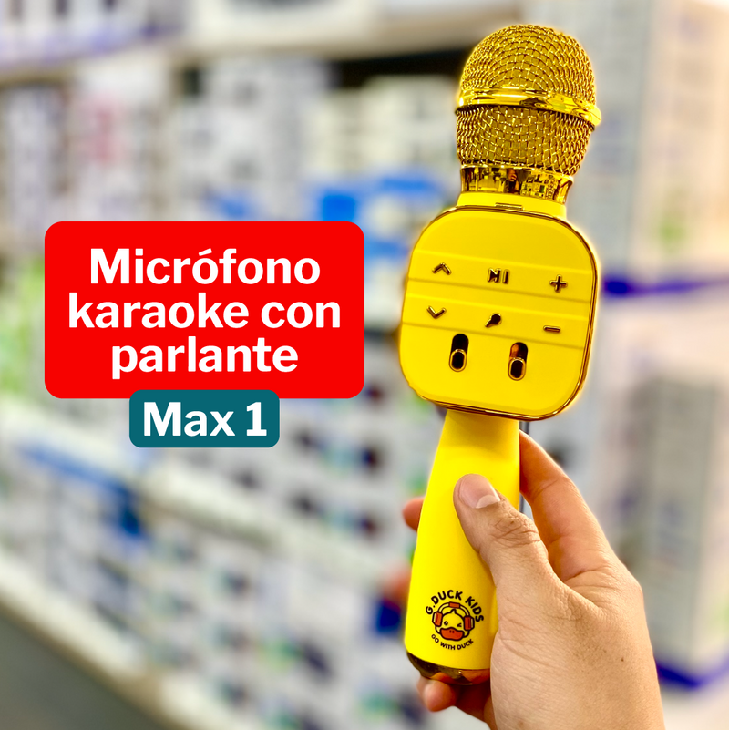 Cargue la imagen en el visor de la galería, Parlante/Microfono Karaoke Recargable Cambio de Voces Max1 ¡Envio Gratis!
