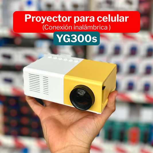 Mini Proyector Portatil LED Conexión Telefono Wifi YG300S ¡Envio Gratis!