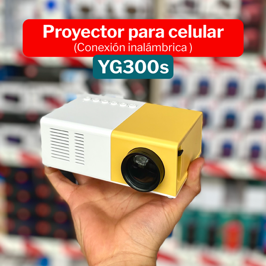 Mini Proyector Portatil LED Conexión Telefono Wifi YG300S ¡Envio Gratis!