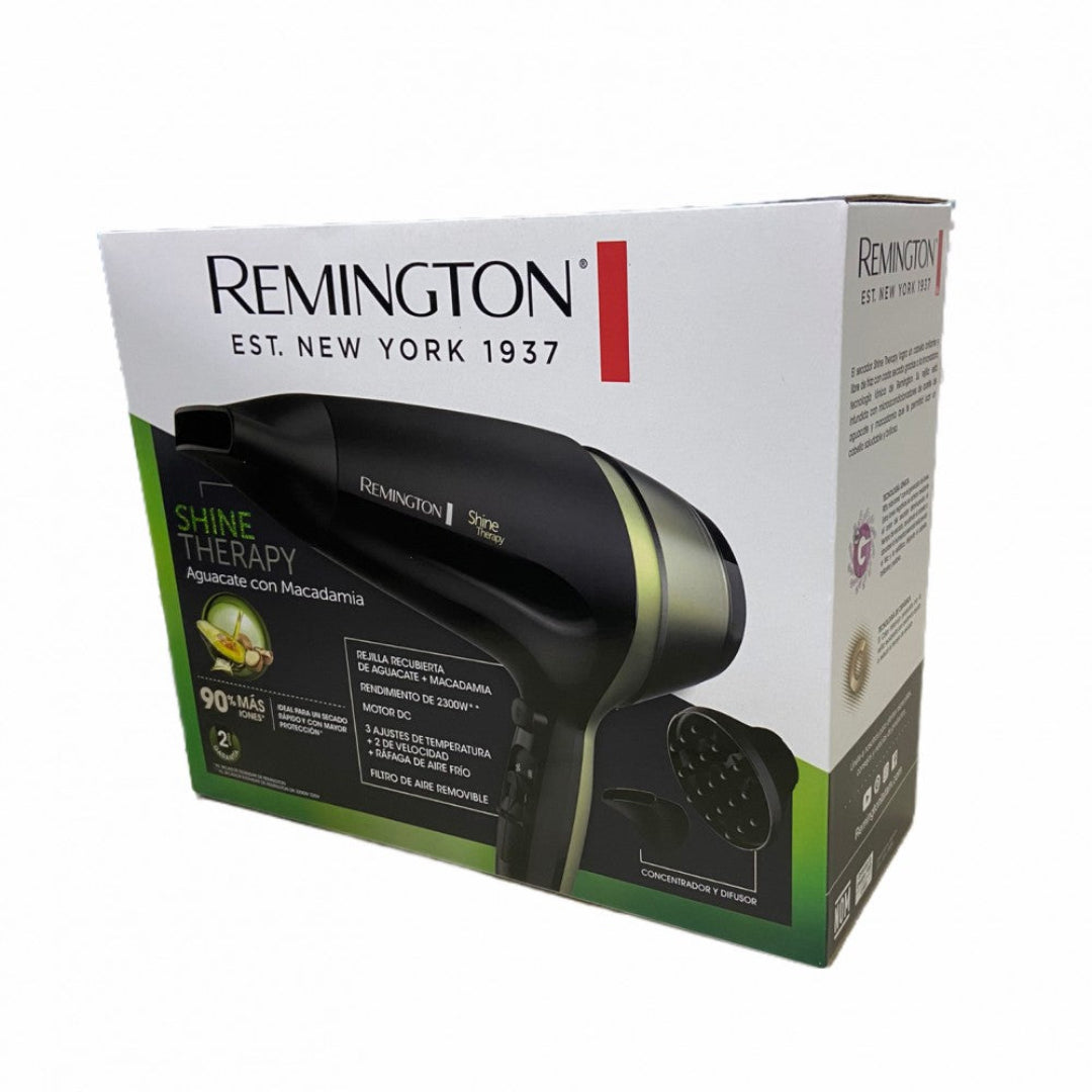 Secador Remington Shine Therapy Aguacate y Macadamia D13A B2B