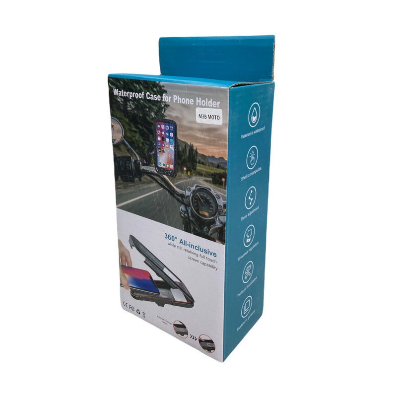Cargue la imagen en el visor de la galería, Soporte Holder Base Portacelular Impermeable Moto 180°
