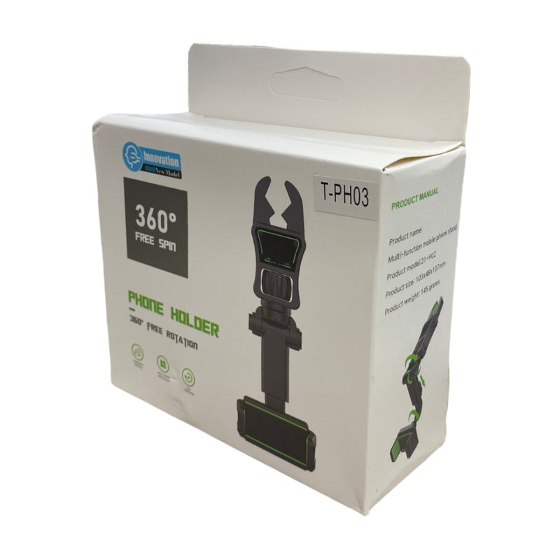 Cargue la imagen en el visor de la galería, Soporte Celular Retrovisor Espejo Retráctil 360 T-PH03
