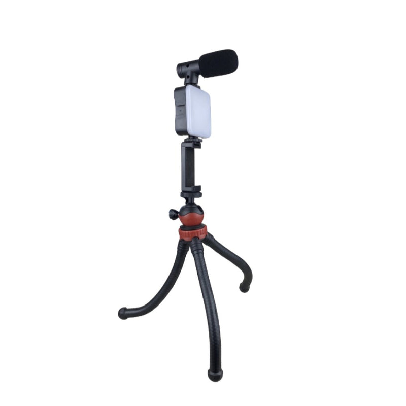 Cargue la imagen en el visor de la galería, Kit influencer con trípode luz y micrófono AY-49H !Envio Gratis¡
