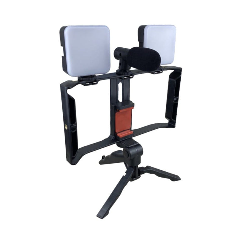 Cargue la imagen en el visor de la galería, Kit Fotografico 4 en 1 Tripode/luces/Monopod/Microfono AY-49X ¡Envio Gratis!
