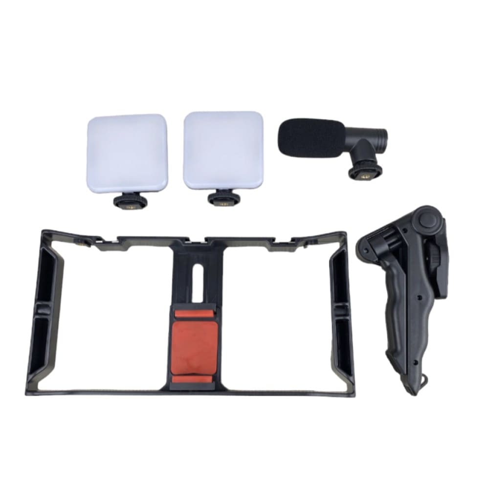 Kit Fotografico 4 en 1 Tripode/luces/Monopod/Microfono AY-49X B2B