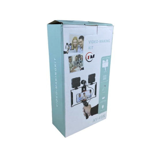 Kit Fotografico 4 en 1 Tripode/luces/Monopod/Microfono AY-49X ¡Envio Gratis!