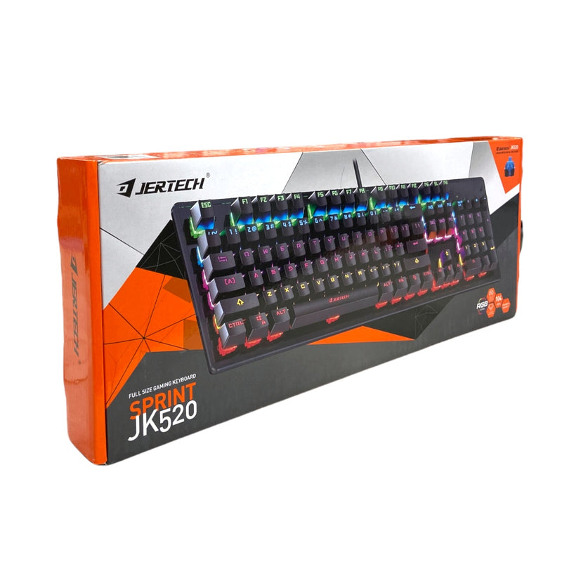 Cargue la imagen en el visor de la galería, Teclado Mecánico Alámbrico RGB Jertech Sprint JK520
