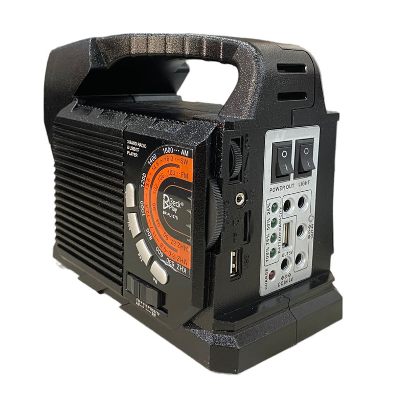 Cargue la imagen en el visor de la galería, Planta Solar Recargable Bluetooth AM/FM BP-PL107S ¡Envió Gratis!
