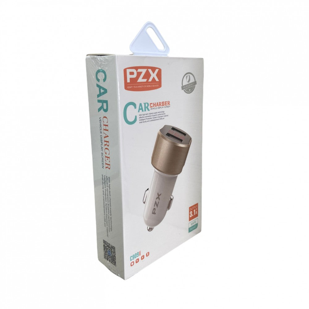 Cargador Para Telefono Vehicular PZX C909