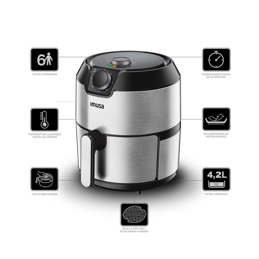 Freidora de aire IMUSA easyfry 1510001516