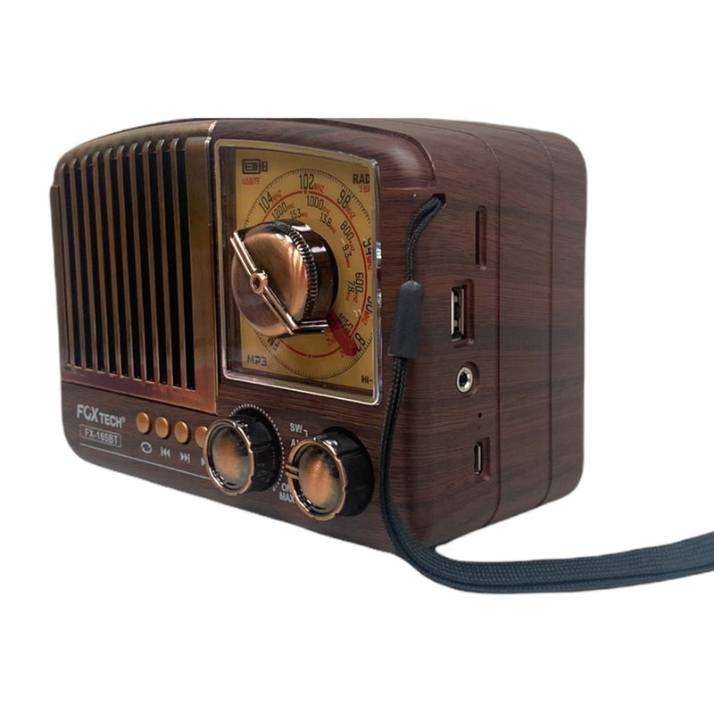 Cargue la imagen en el visor de la galería, Radio Vintage Fox Tech FX-165BT
