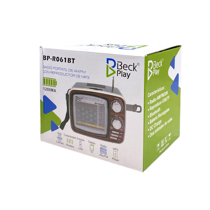 Cargue la imagen en el visor de la galería, Radio BP-R061BT Beck Play AM/FM/SW
