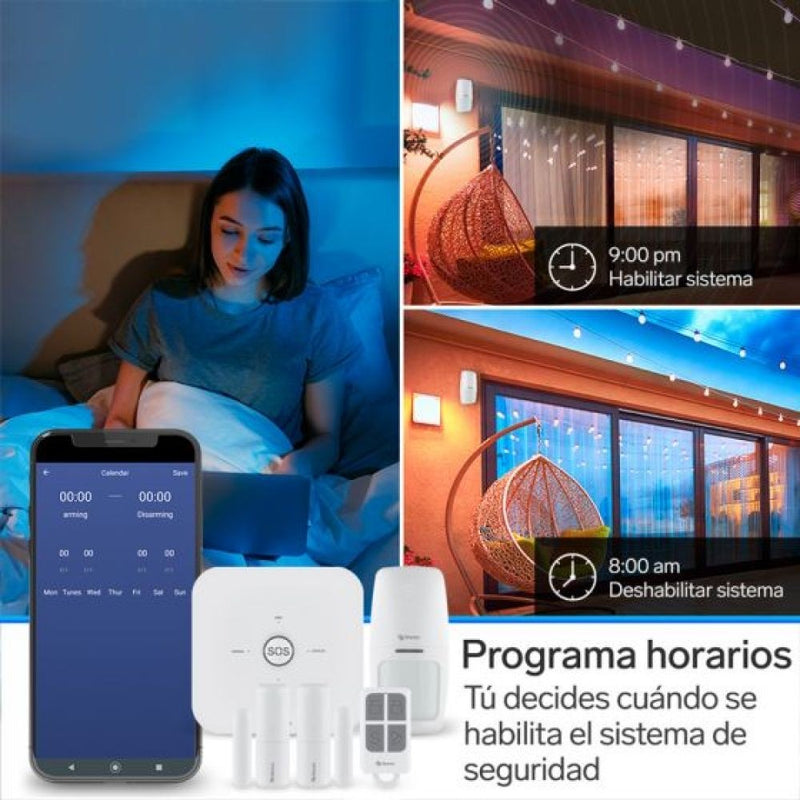 Cargue la imagen en el visor de la galería, Sistema de seguridad Wi-Fi 3 sensores Steren Shome-2000
