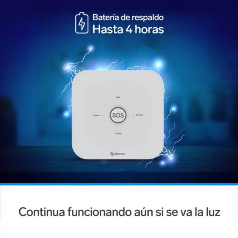 Cargue la imagen en el visor de la galería, Sistema de seguridad Wi-Fi 3 sensores Steren Shome-2000
