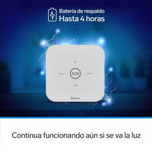 Sistema de seguridad Wi-Fi 3 sensores Steren Shome-2000
