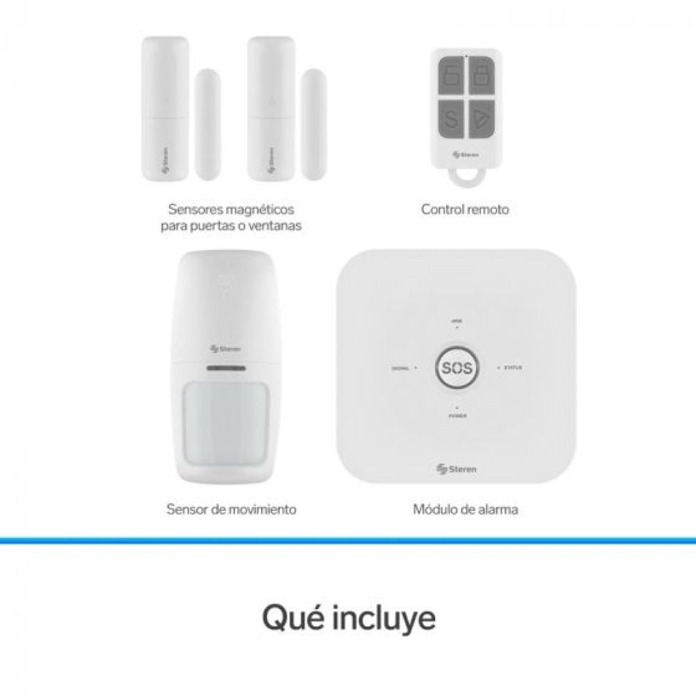 Sistema De Seguridad Wi-Fi 3 Sensores Steren Shome-2000