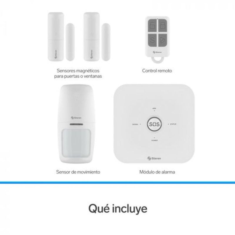 Cargue la imagen en el visor de la galería, Sistema de seguridad Wi-Fi 3 sensores Steren Shome-2000
