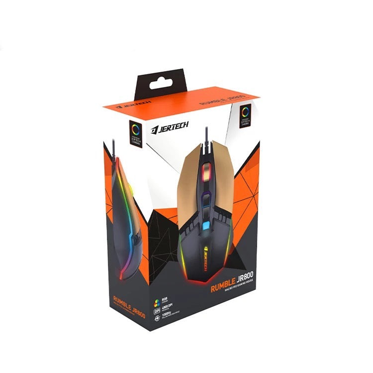 Cargue la imagen en el visor de la galería, Mouse PC Cable JR800 Rumble Jertech
